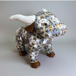 RARE LARGE FARM PAL - AZTEC LONGHORN 18x12”-PLUSH.. GREAT GIFT- Get B4 Gone!!